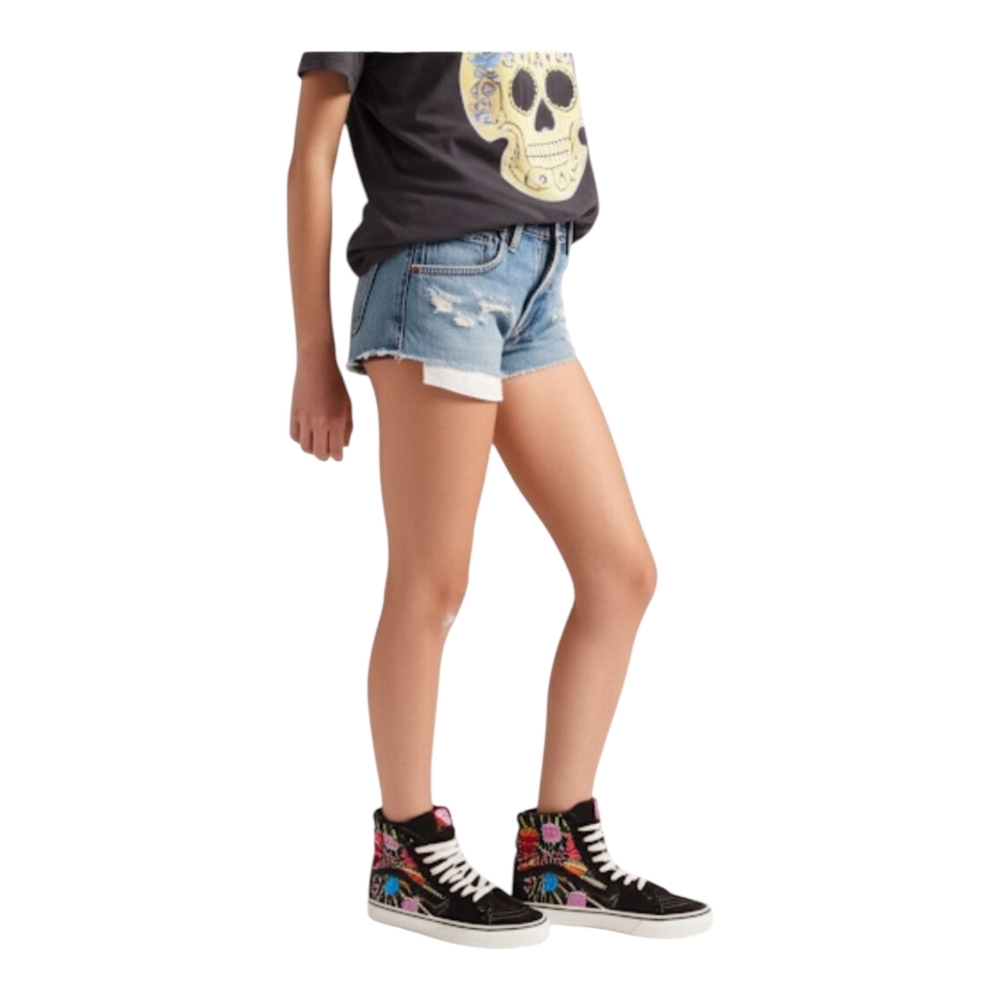 Vans Women's Sk8-Hi Dia De Los Muertos Day of the Dead Glow in the Dark Size 5
